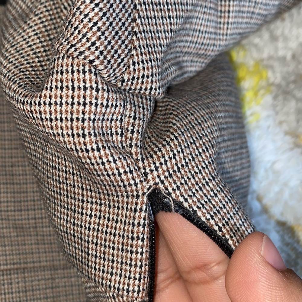 Zara Long Sleeve Plaid Dress - Picture 6 of 8